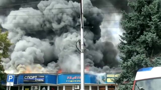 Пожар в Черкесске 07.08.2014 смотреть онлайн