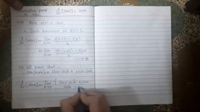 Calculus | Derivative proof of sinx | (d/dx)[sin(x)] = cos(x) смотреть онлайн