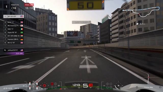 GT7 Tokyo WTC 600 AMR DP 100 CRB Guide V1.27 смотреть онлайн