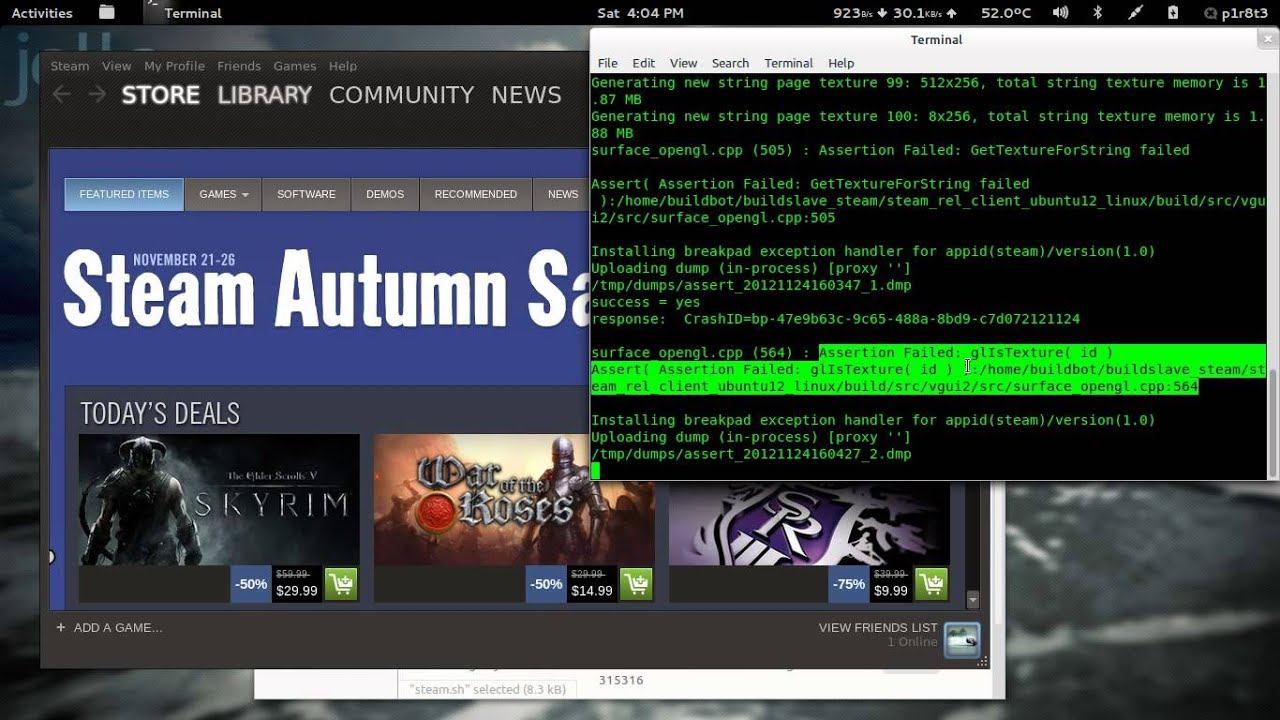 Issue Report: Steam on Linux changing library freeze error смотреть онлайн