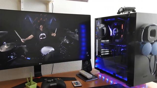 PC GAMER - I7 7700k GTX1080TI Strix MONTADO NO NZXT S340 Elite VR смотреть онлайн