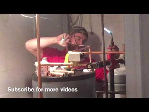 Ian and Dylan from Boyle Energy install an indirect water heater смотреть онлайн