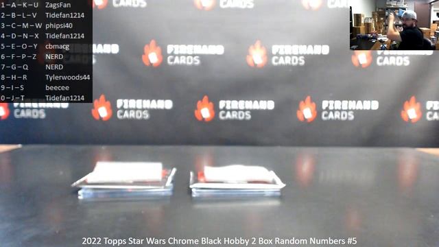11/7/2022 2022 Topps Star Wars Chrome Black Hobby 2 Box Random Numbers #5 смотреть онлайн