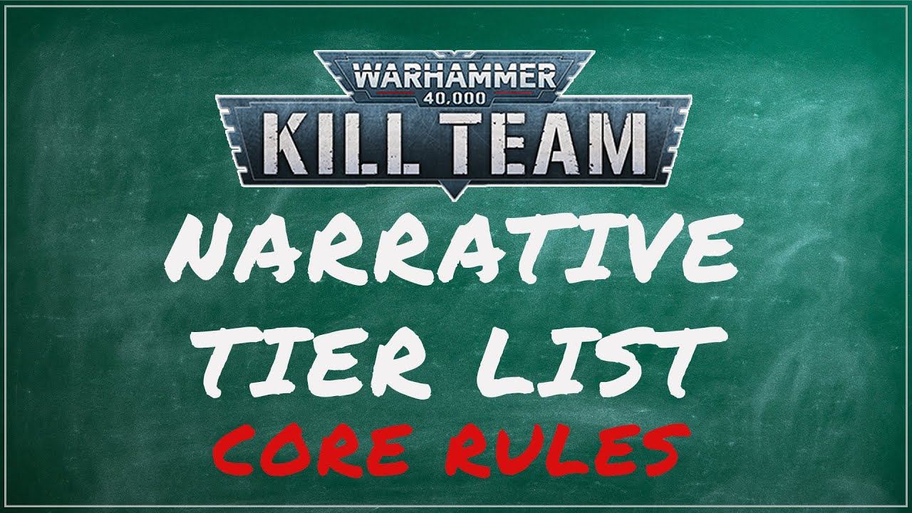 Kill Team Narrative Complete Tier List - Core Rules