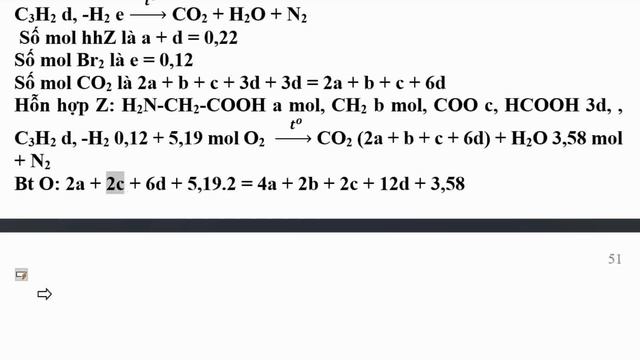 Đốt cháy hoàn toàn 0,22 mol hỗn hợp Z gồm X và Y cần dùng 5,19 mol O2, sản phẩm cháy gồm N2, m gam смотреть онлайн