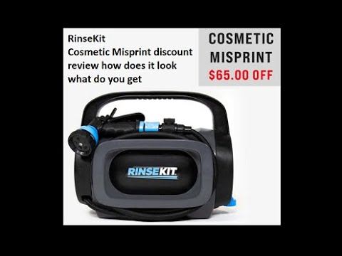 Rinse Kit Cosmetic Misprint Portable shower discount review Van Life Is it worth it for $60 #vanlif смотреть онлайн
