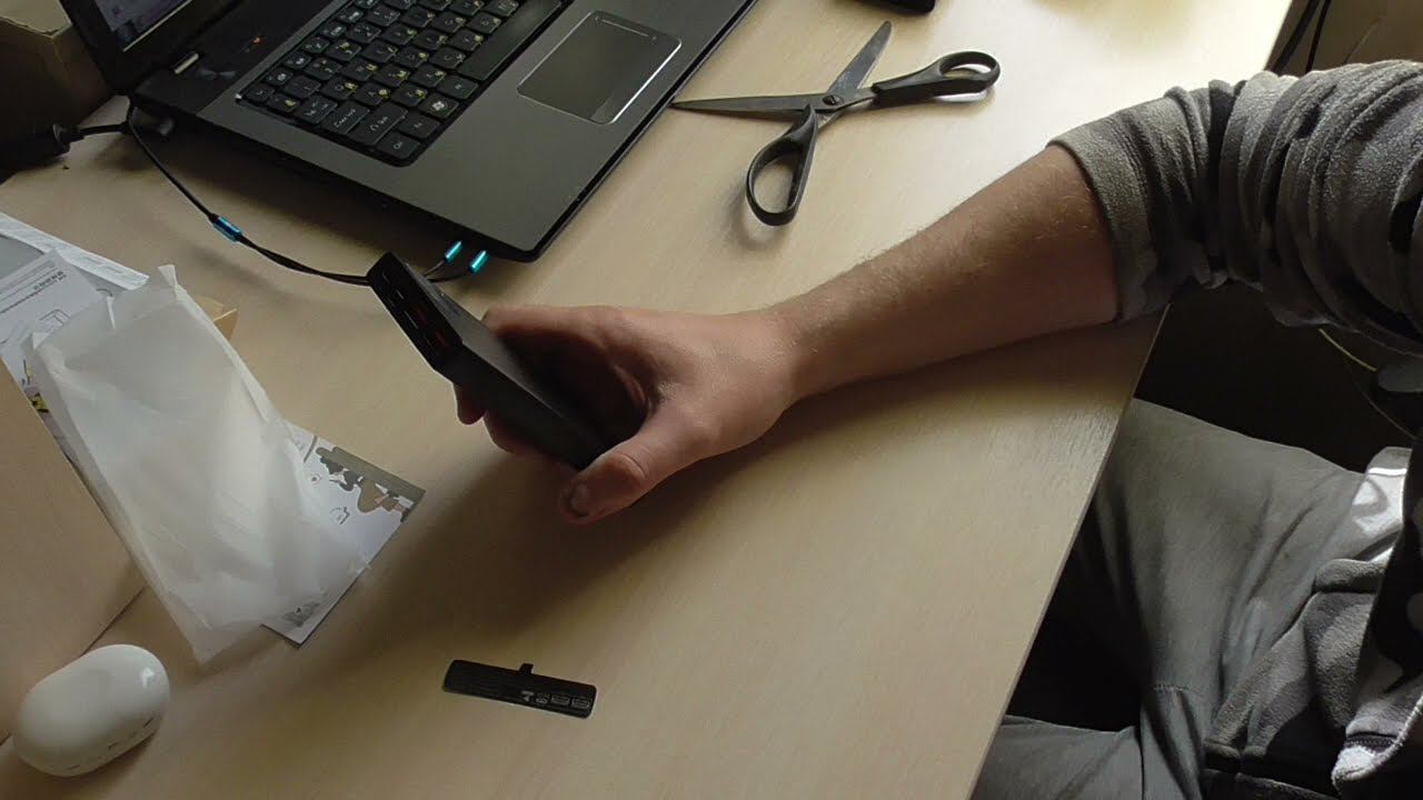 Baseus Power Bank 10000mAh - распаковка, обзор, тест.
