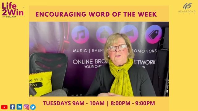 GIVE GOD ALL YOUR WORRIES | SHEILA WATT | HEARTSONG LIVE RADIO смотреть онлайн