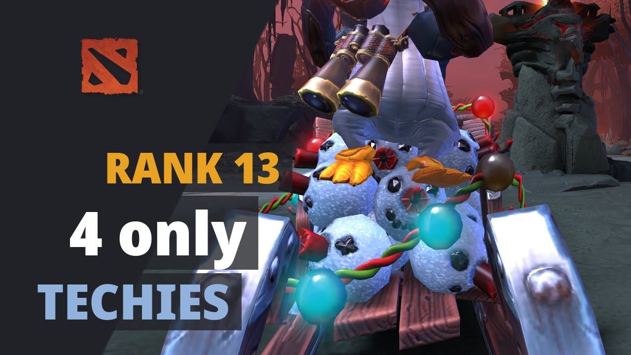 4 only (Rank 13) plays Techies Dota 2 Full Game смотреть онлайн