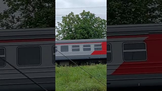 ЭД9Э-0052 сообщением Минеральные Воды—Кисловодск #ржд #поезда #железнаядорога смотреть онлайн