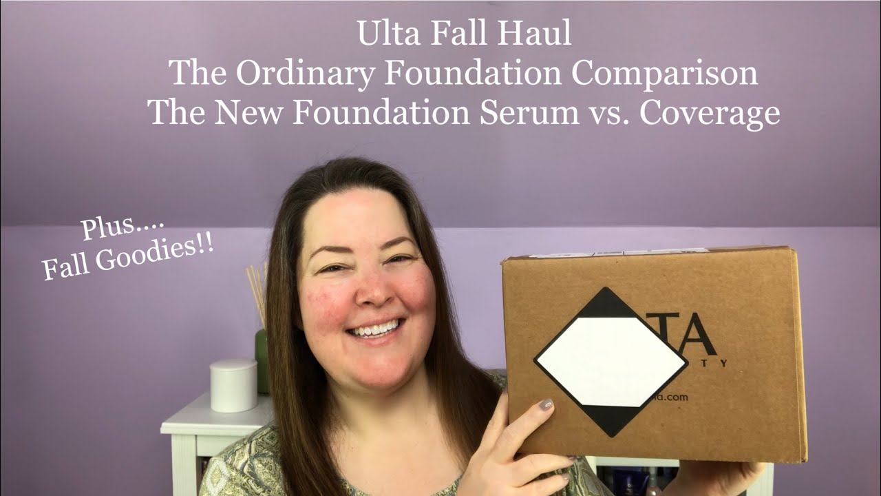 Ulta Fall Haul and The Ordinary Foundation Try On and Comparison / Serum Vs. Full Coverage смотреть онлайн