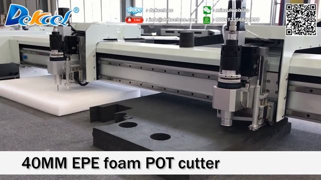The Best 50MM PE,EVA,EPE Sponge foam cnc knife cutting machine смотреть онлайн