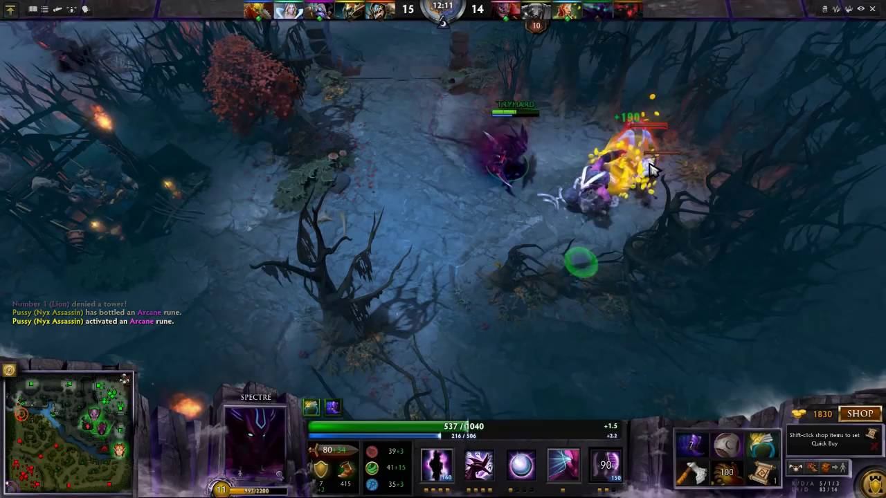 Dota 2 - Fnatic.MidOne plays Spectre with Abyssal Blade and Refesher Orb - Full Game смотреть онлайн