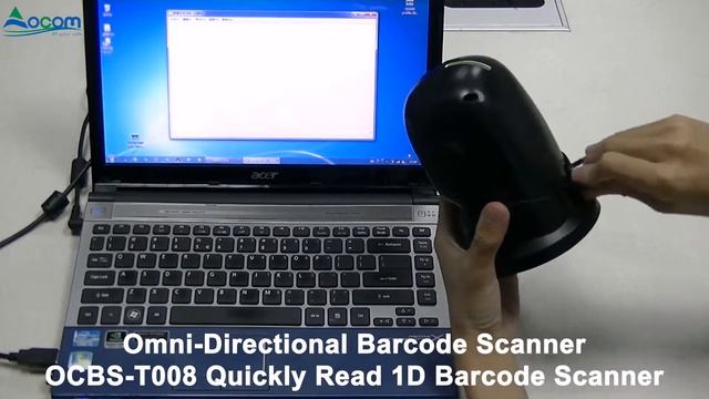 High precision Laser Barcode Scanner OCBS-T008 Quickly Reading Various Barcode смотреть онлайн