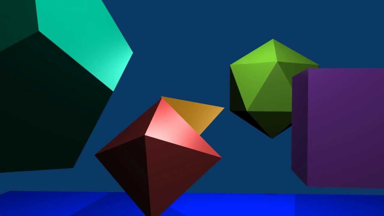Platonic Solids Test Blender смотреть онлайн