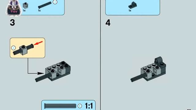 Lego 60143 Lego Star Wars instructions for General Grievous' Wheel Bike 75040 смотреть онлайн