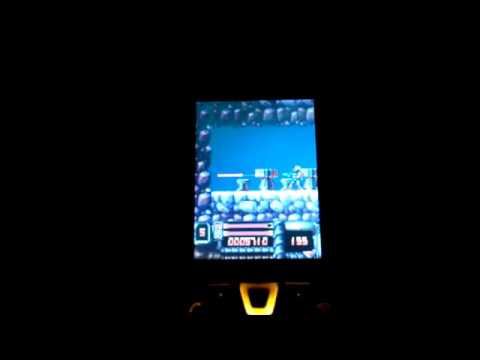 Игра Turrican 2004 в мобильнике Siemens M65. смотреть онлайн