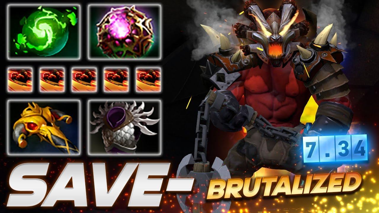 SAVE AXE 7.34 BRUTAL TANK - Dota 2 Pro Gameplay [Watch & Learn] смотреть онлайн