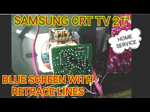 PAANO AYUSIN ANG SAMSUNG CRT TV NA MAY BLUE SCREEN WITH LINES смотреть онлайн