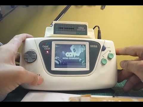 SEGA Game Gear White + TV Tuner