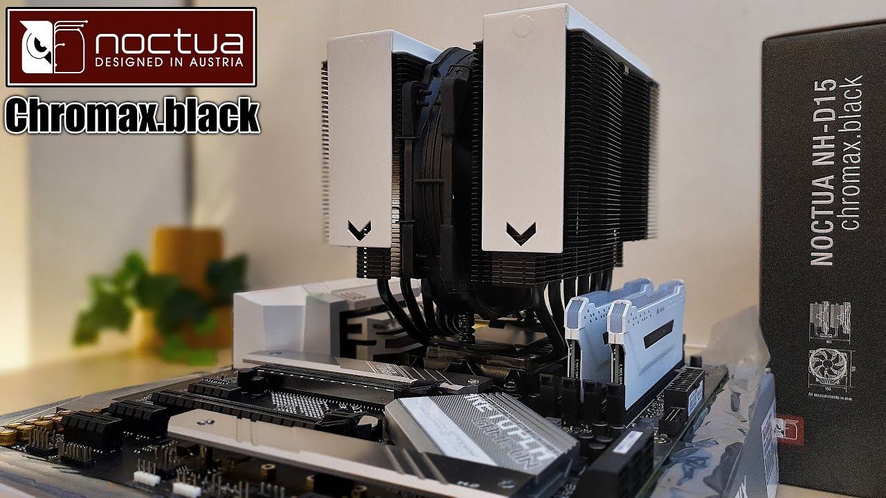 Noctua NH D15 Chromax.black and NA-HC4 Chromax.white Covers смотреть онлайн
