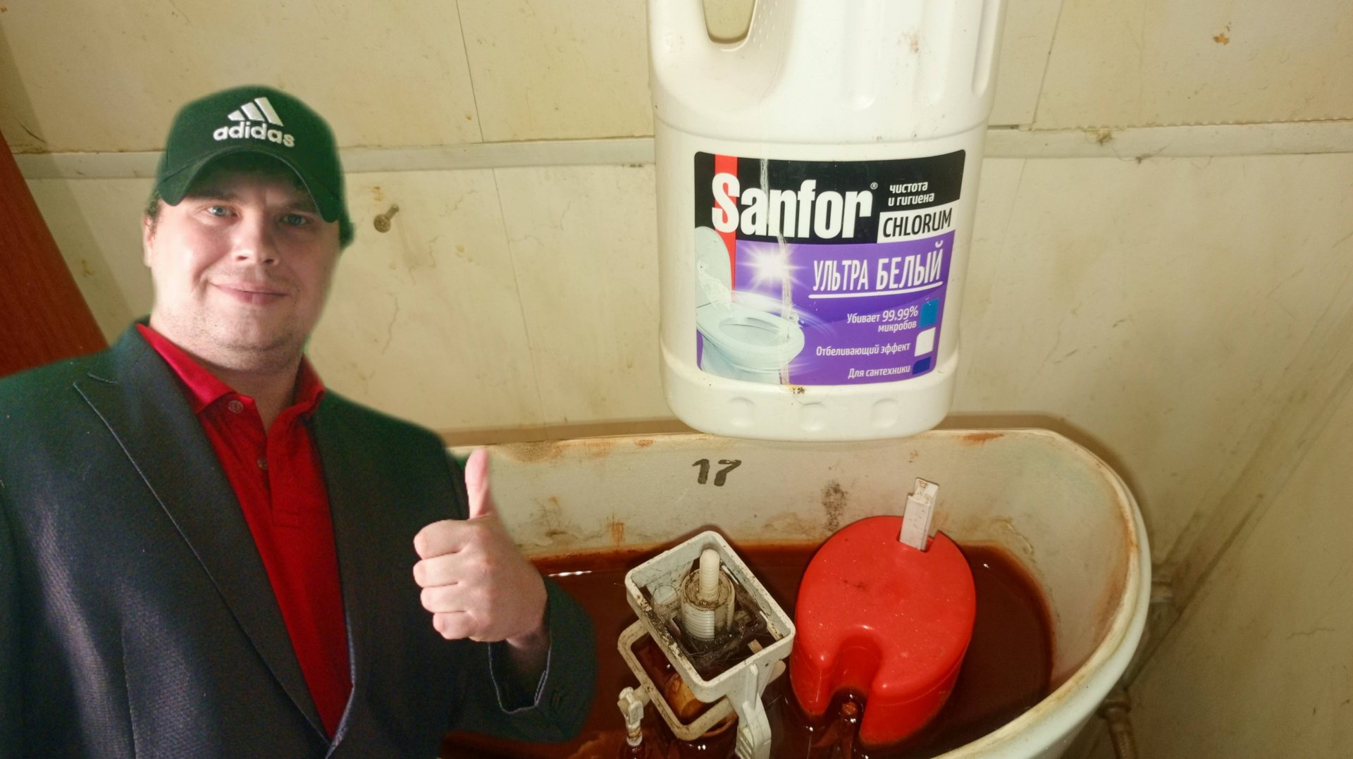 Не набирается вода в бачок унитаза? Ремонт подручными средствами! смотреть онлайн