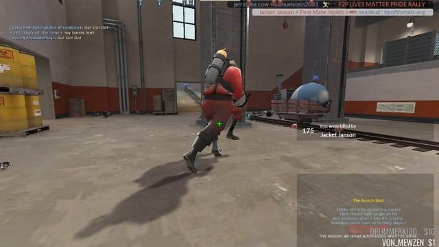 Pyro's Airblast mechanics explained. смотреть онлайн
