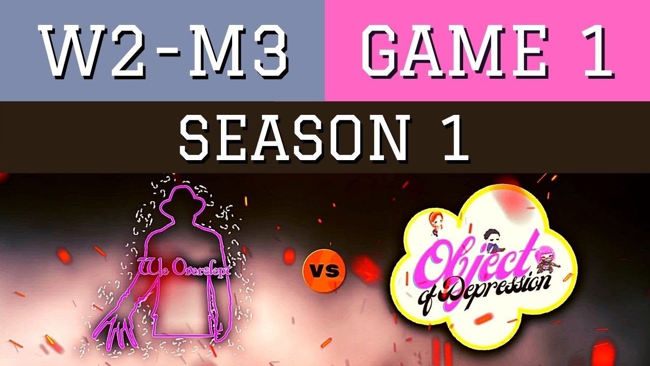 GAME 1 | S1W2M3 | We Overslept vs. Object of Depression | Vigo's Court DBD League смотреть онлайн