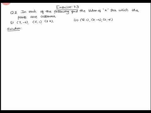 Ex 7.3 Q 2 Co-ordinate Geometry class 10 смотреть онлайн