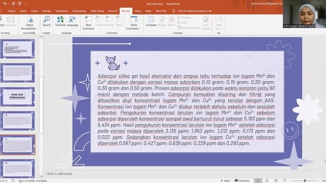 Adsorpsi Ion Logam Mn2+ dan Cu2+ oleh Silika Gel dari Ampas Tebu смотреть онлайн