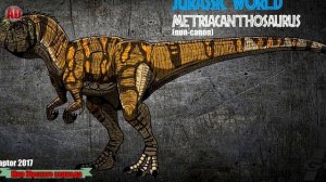 ИСТОРИЯ МЕТРИАКАНТОЗАВРА ИЗ ФРАНШИЗЫ ПАРКА/МИРА ЮРСКОГО ПЕРИОДА