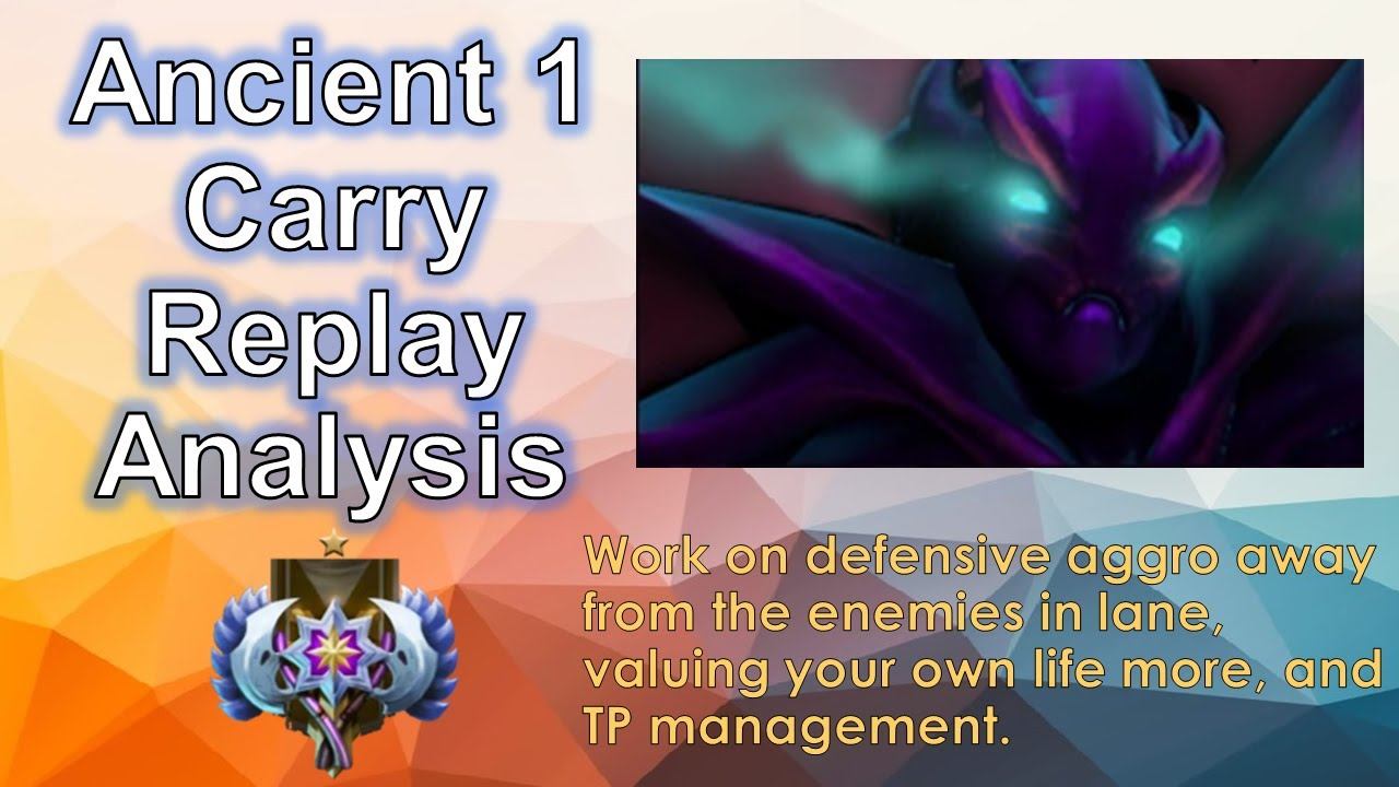 Ancient 1 Carry Spectre Replay Analysis, 7.32e смотреть онлайн