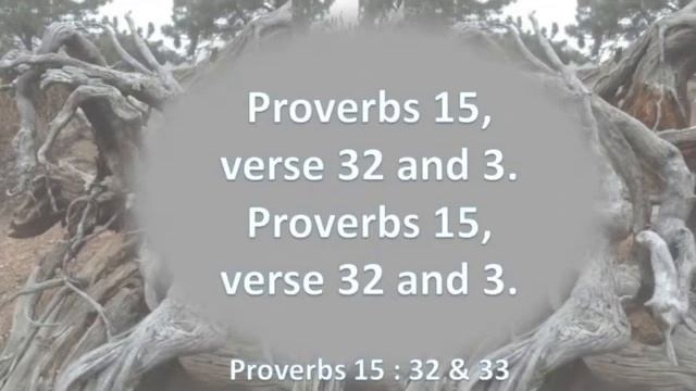 Proverbs 15:32-33 He that refuseth instruction, KJV singalong w lyrics смотреть онлайн