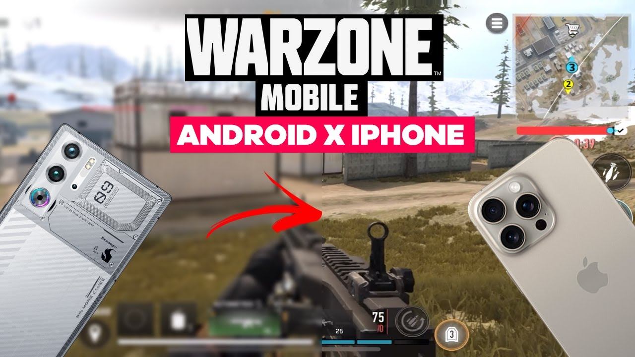 WARZONE MOBILE ANDROID X IPHONE GAMEPLAY смотреть онлайн