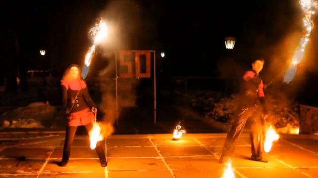 Обучение Огненному шоу (Fire-Show). Направление Поинг. смотреть онлайн