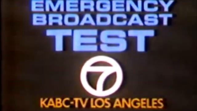 KABC-TV Emergency Broadcast System Test (c. 1987?) смотреть онлайн