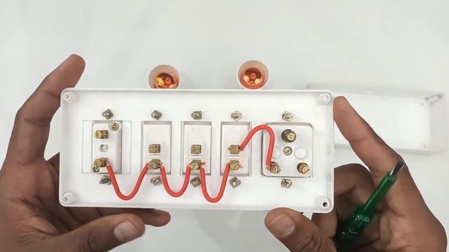 3 switch 1 socket 1 indicator connection | switch board wiring connection at home смотреть онлайн