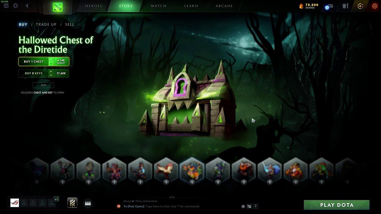 Dota 2 Diretide Expensive Chest opening смотреть онлайн