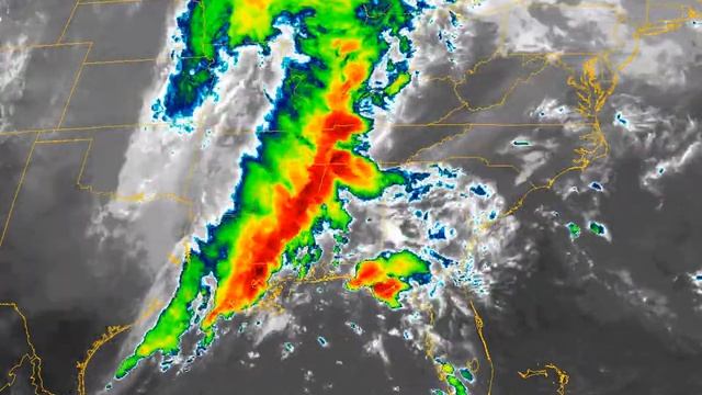 GOES13 10.7 micron animation, 13-14 October 2014 смотреть онлайн