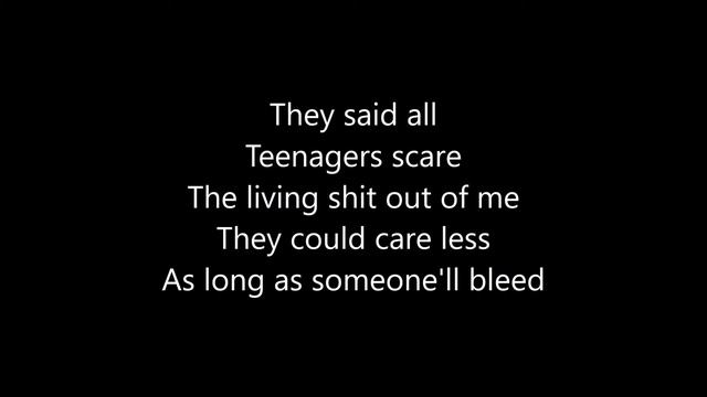 My Chemical Romance - Teenagers [Lyrics] смотреть онлайн