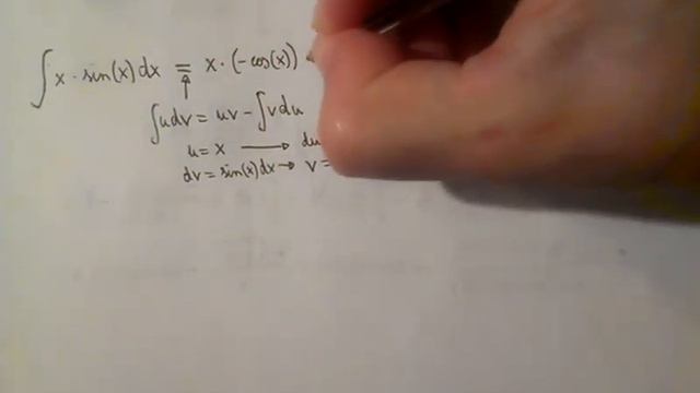 Integral Of X*sin(x) (by Parts)