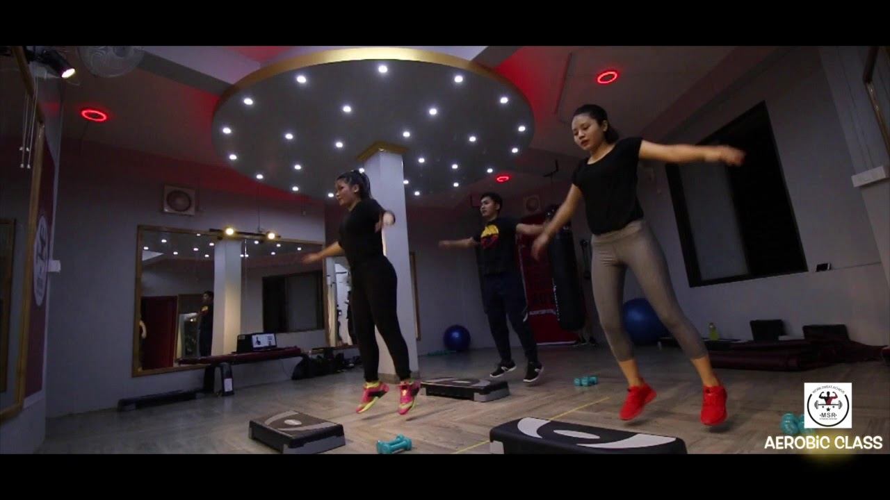 Aerobic Stepper Class |MSR Fitness Centre| смотреть онлайн