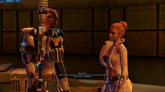 SWTOR Akavi and Mako Companion Reunion Cutscenes in Patch 5.9 (Smuggler) смотреть онлайн