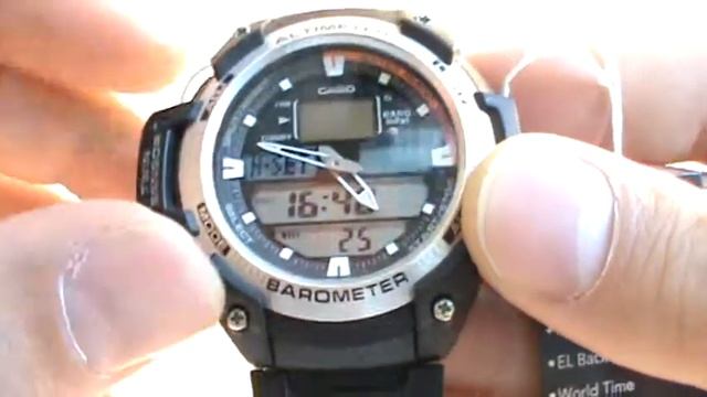 Обзор мужских часов Casio SGW-400H-1B от IMchasov.Ru смотреть онлайн