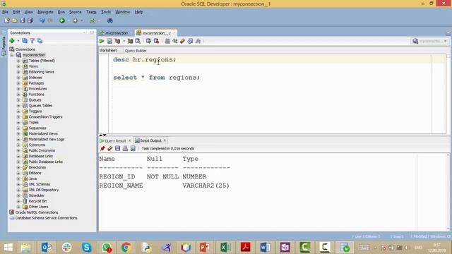 Урок 3 Команда DESCRIBE SQL смотреть онлайн
