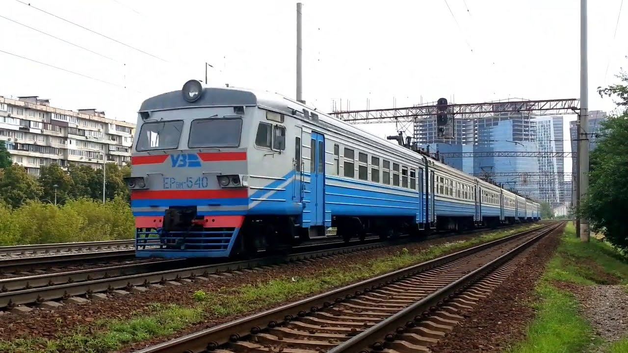 ЭР9М-540 рейсом Киев Пасс - Фастов смотреть онлайн