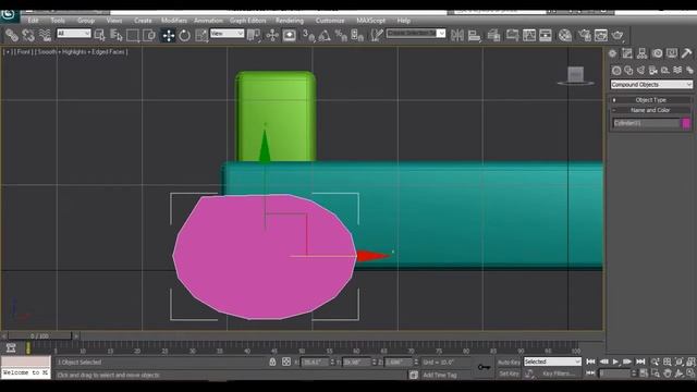Boolean and Proboolean in 3Ds max смотреть онлайн