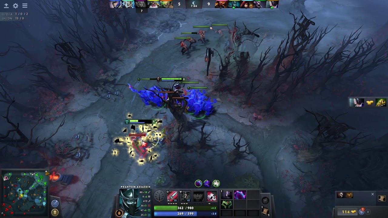 MIRACLE [Phantom Assassin 18-0] Immortal Pro Gameplay - Dota 2 смотреть онлайн