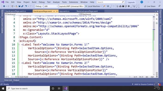 Layouts in Xamarin.Forms Part2 смотреть онлайн