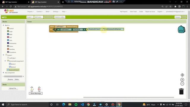 how to create MIT app for Bluetooth based Arduino projects. how to control led via bluetooth. смотреть онлайн